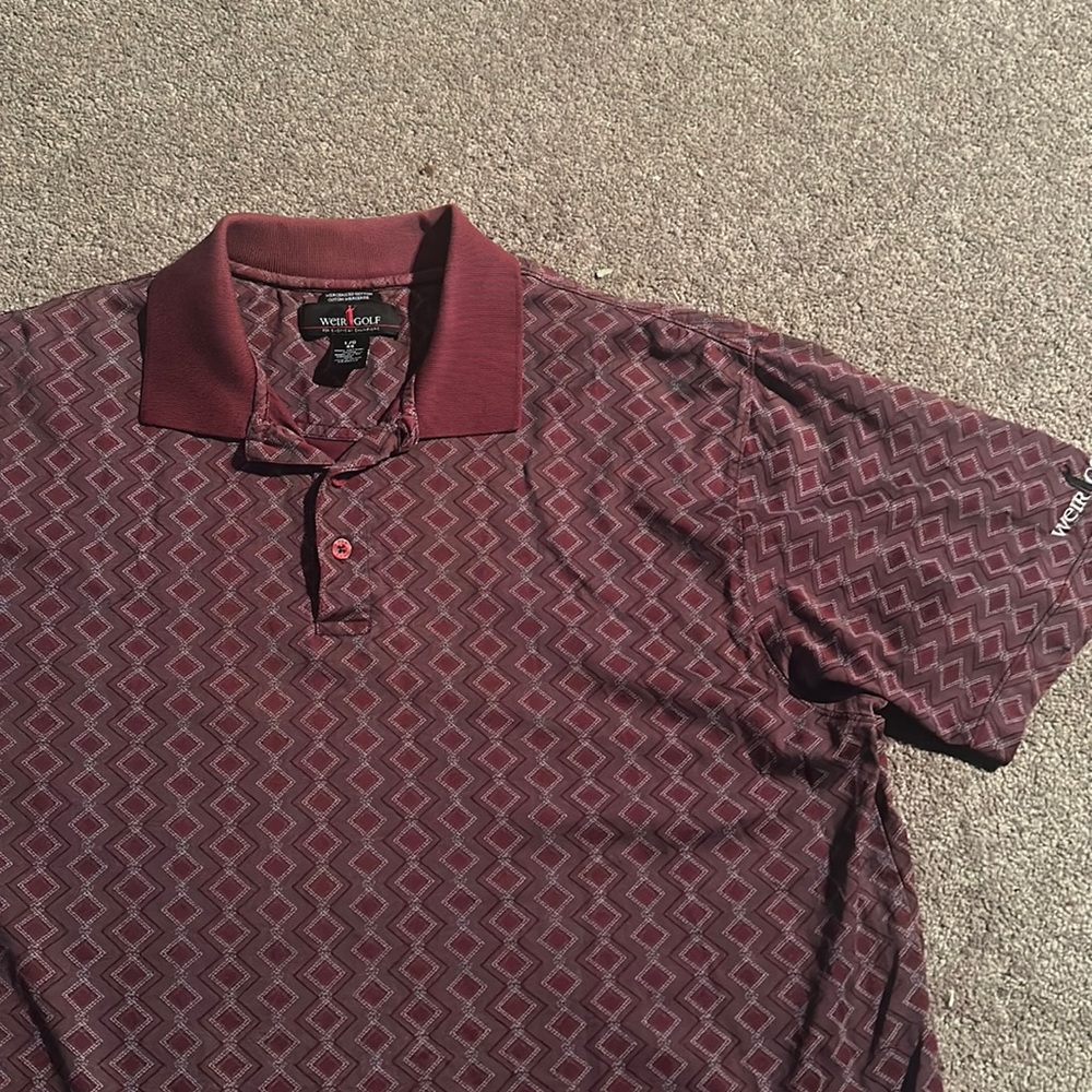 🌷3/20🌷 Weir Golf Large Polo Shirt